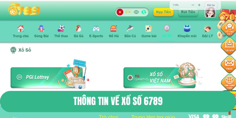 Thông tin về Xổ Số 6789