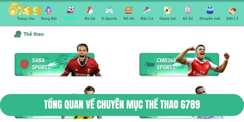 Tổng quan về chuyên mục Thể Thao 6789